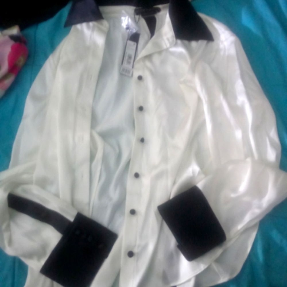 Alice & Olivia blouse and jacket (in season)